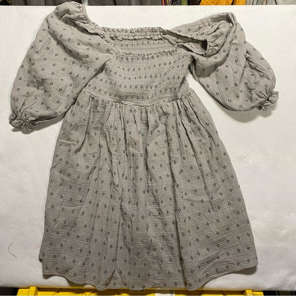 Rylee + Cru Gray Patterned Dress - Picture 4 of 7